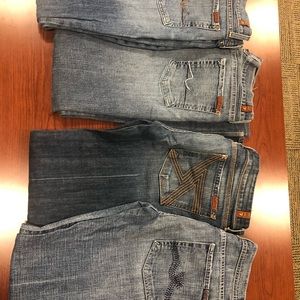 Seven Jeans (4 pairs/ Size 31)